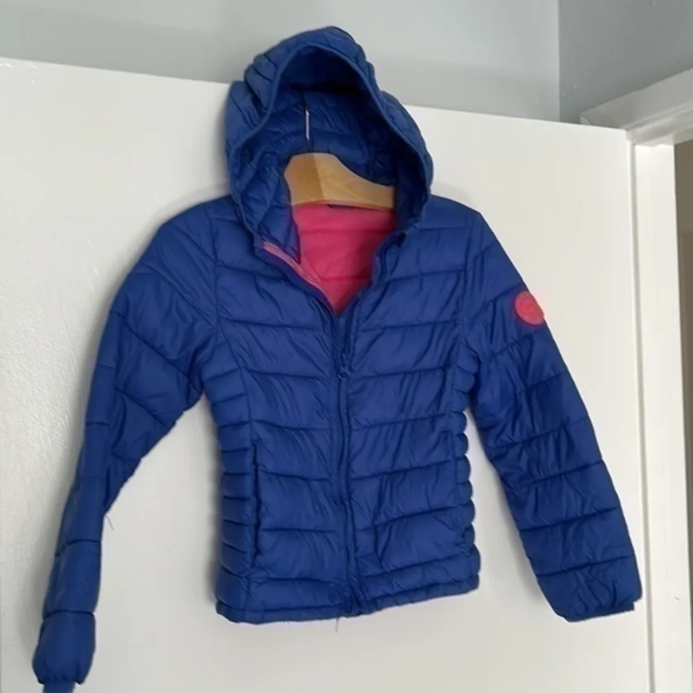 Gap Puffer Jacket Blue & Pink Size S (6/7)